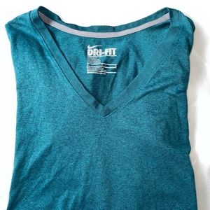 Nike Dri-fit v-neck long sleeve shirt